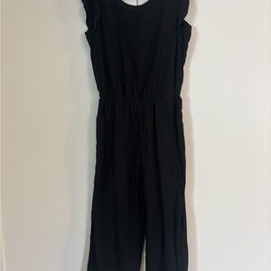 Old Navy Ruffle sleeve romper black